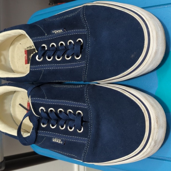 Men's Vans - Size 10.5 Blue Suede Era ULTRACUSH - Picture 1 of 6